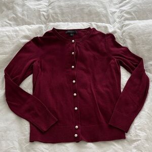 Ann Taylor Cardigan with Pearl Accents 💕